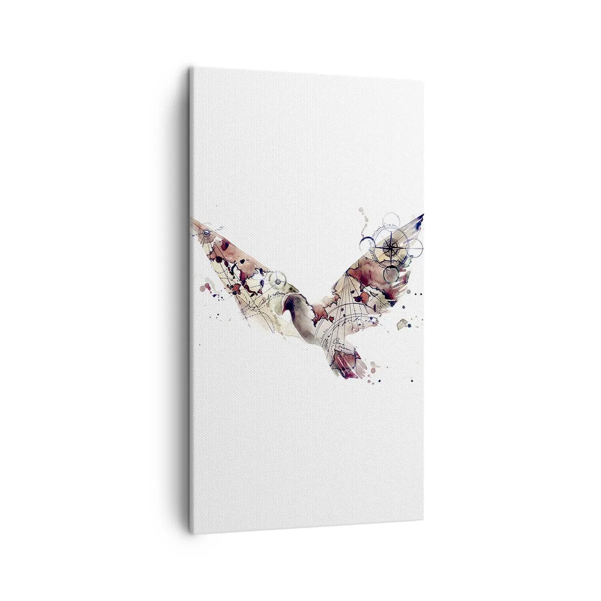 Bild auf Leinwand - Leinwandbild - Ein Overhead-Wanderer - 45x80 cm