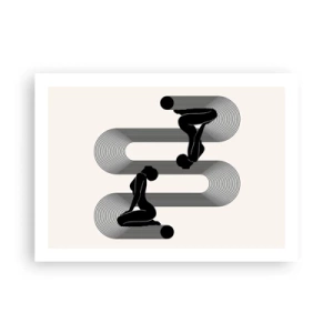 Poster - Sinnliche Symmetrie - 70x50 cm