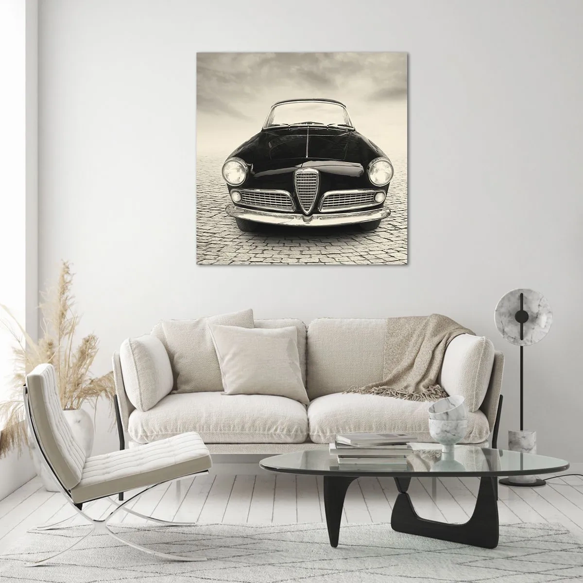 Glasbild - Bild auf glas - Man muss mich einfach lieben - 60x60 cm