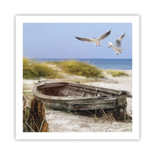 Poster - In Wind gebadet - 60x60 cm