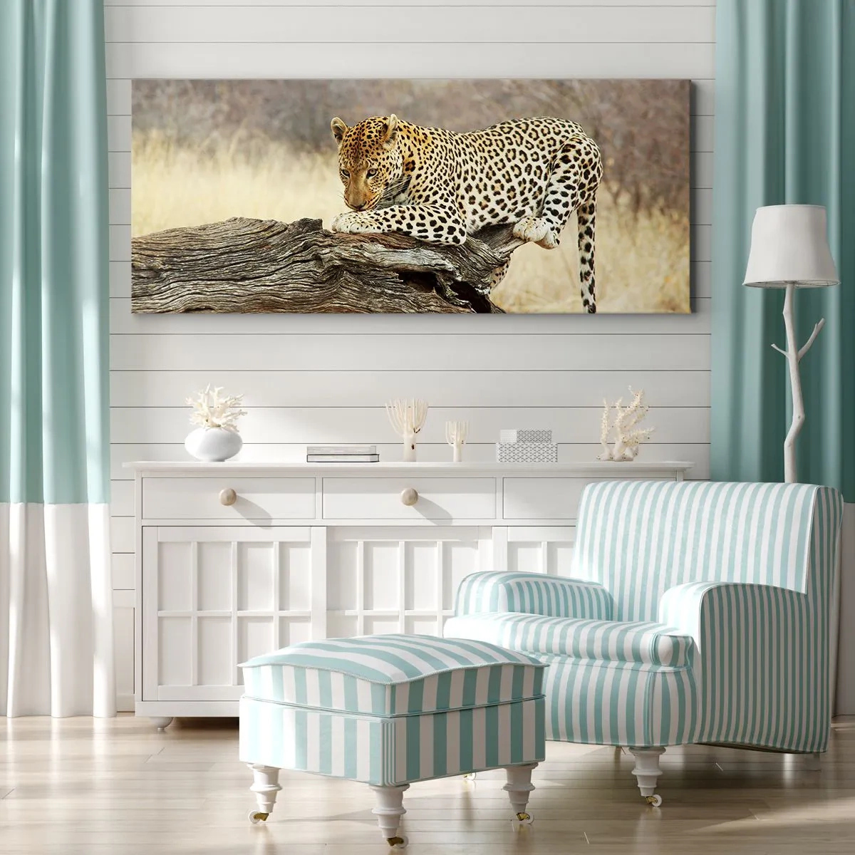 Bild auf Leinwand - Leinwandbild - Ich gehe meine eigenen Wege - 100x40 cm