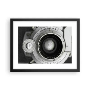 Poster in einem schwarzem Rahmen - Eine Story über Hollywood - 40x30 cm