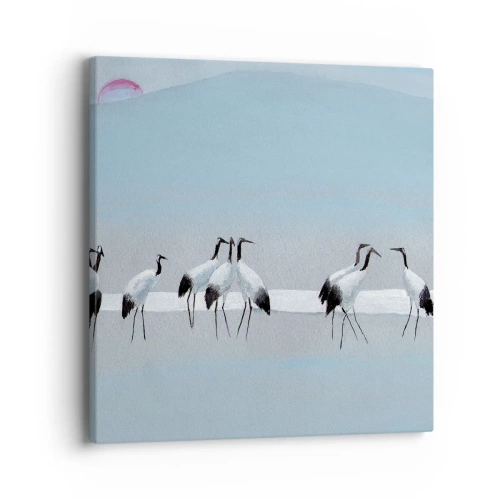 Bild auf Leinwand - Leinwandbild - Nach einem heißen Tag - 40x40 cm