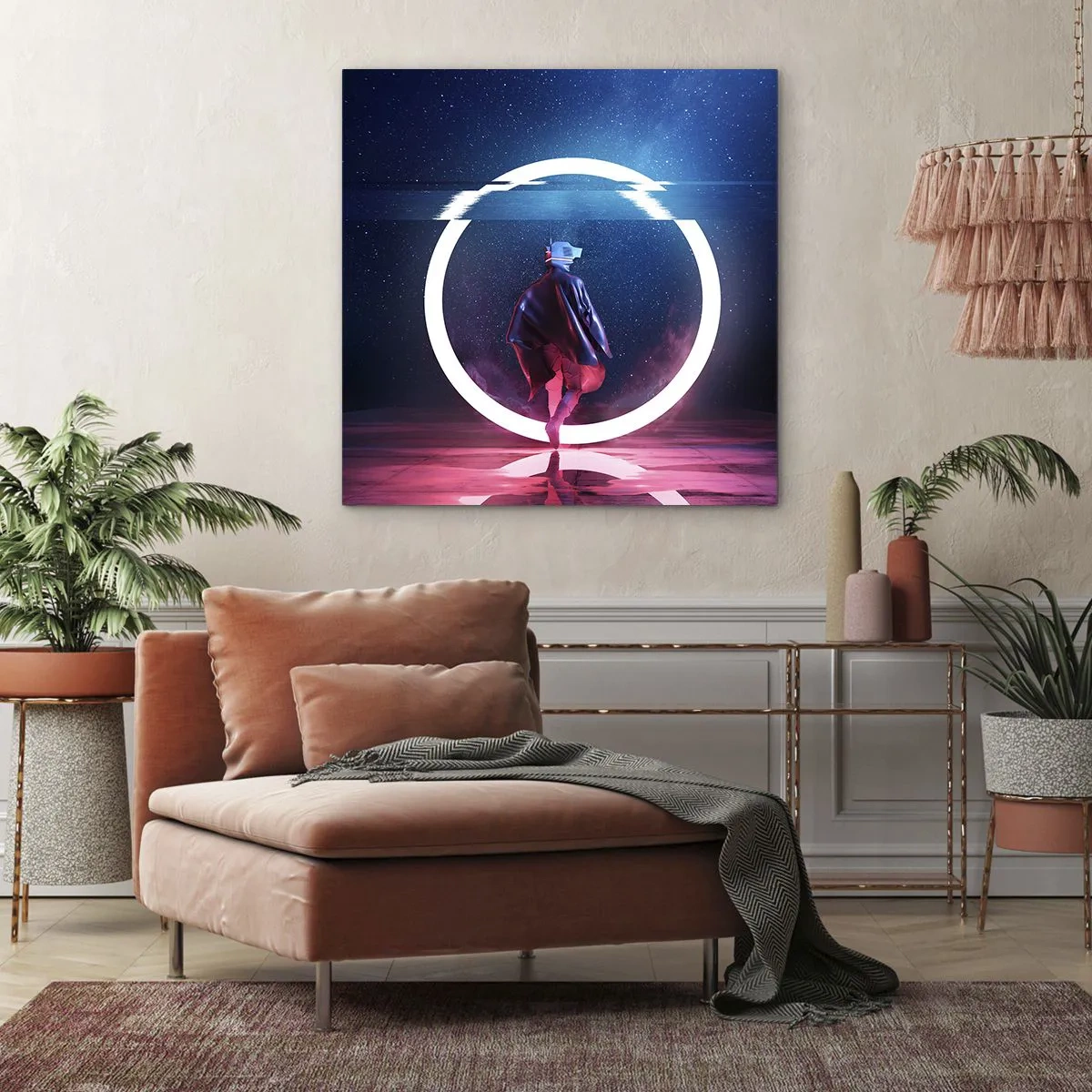 Bild auf Leinwand - Leinwandbild - Zwischen den Welten - 70x70 cm