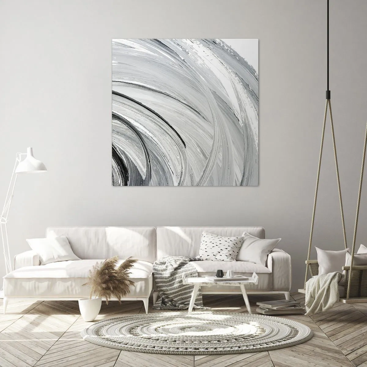 Bild auf Leinwand - Leinwandbild - Orbitale Komposition - 40x40 cm