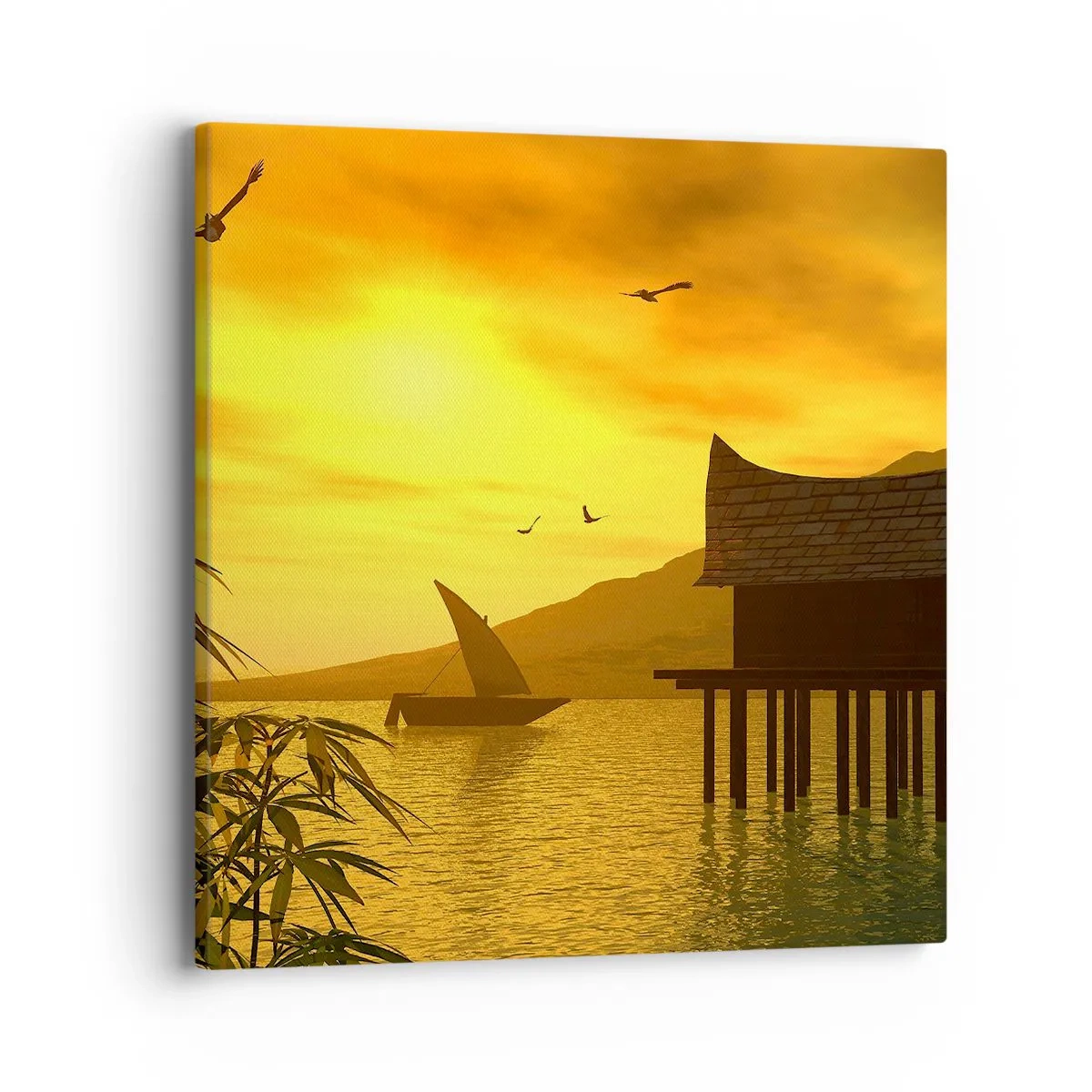 Bild auf Leinwand - Leinwandbild - Der ersehnte Frieden - 40x40 cm