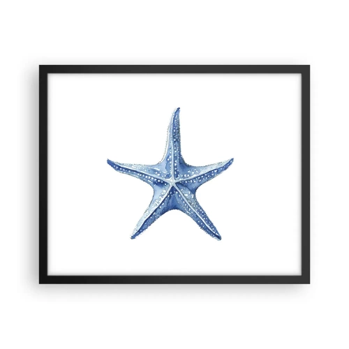 Poster in einem schwarzem Rahmen - Stern des Meeres - 50x40 cm
