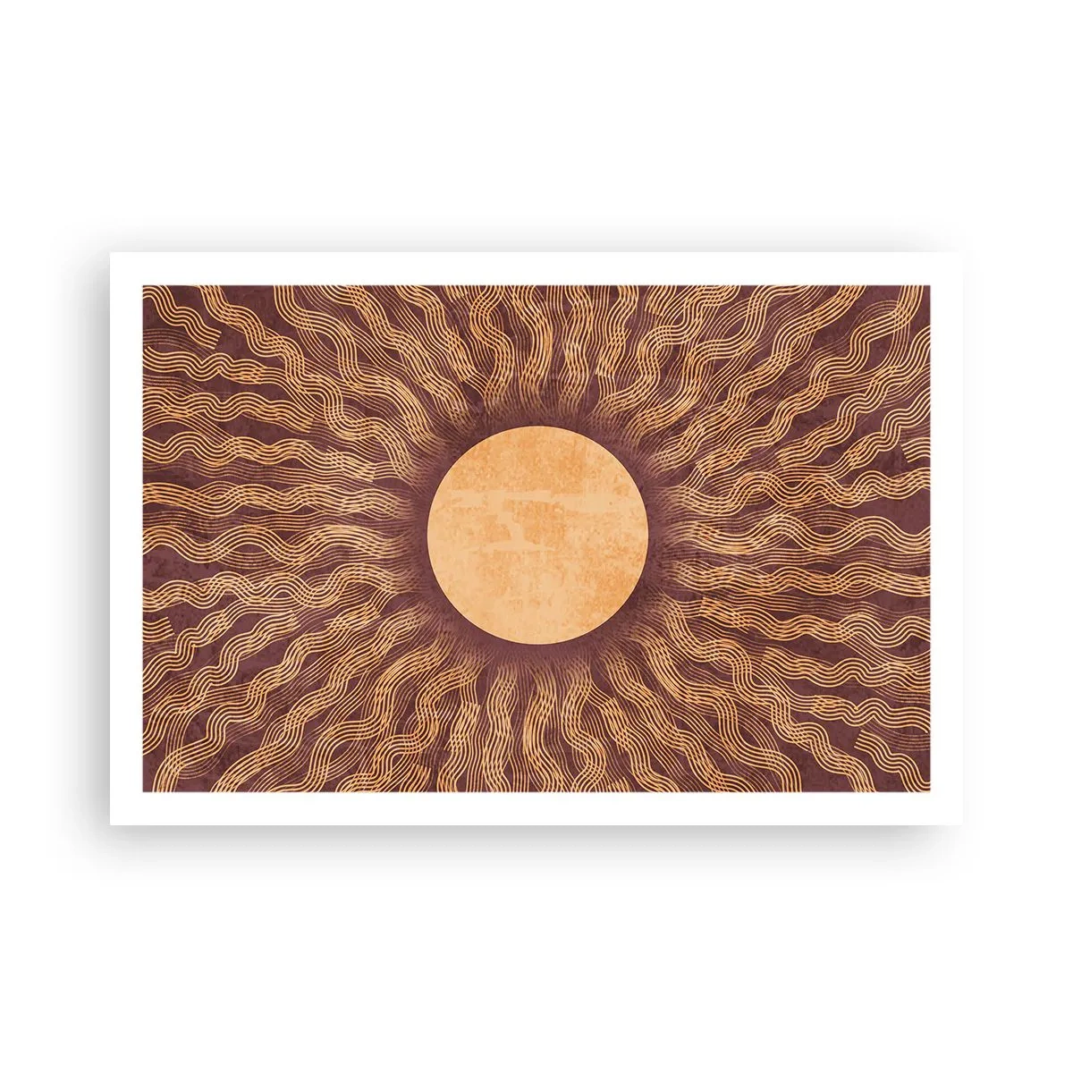 Poster - Sonnensymbol - 91x61 cm