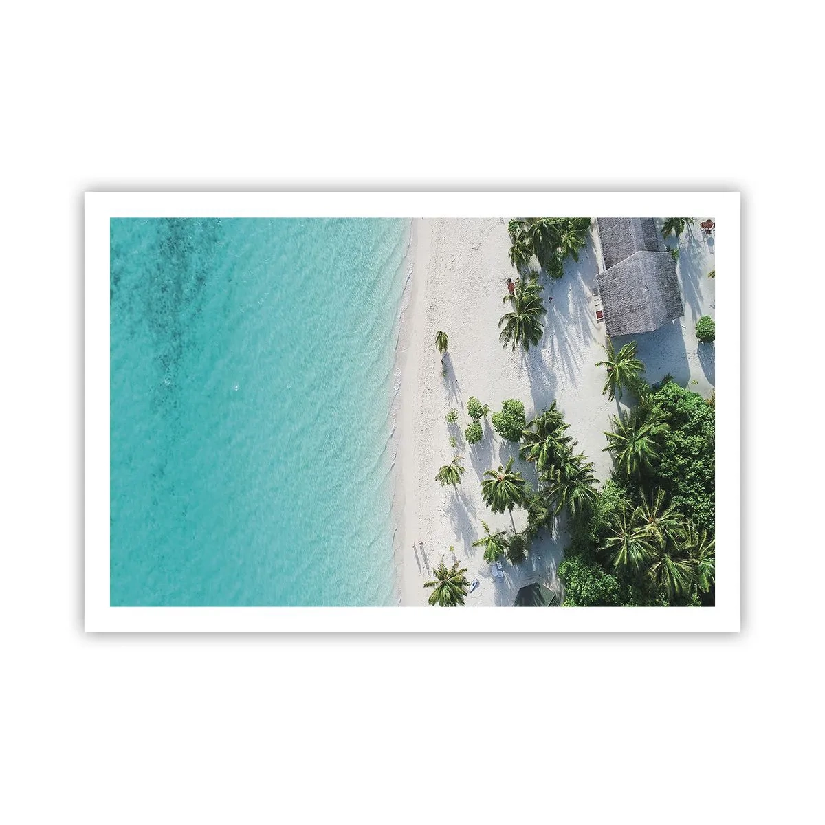Poster - Urlaub im Paradies - 91x61 cm