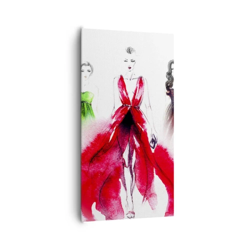Bild auf Leinwand - Leinwandbild - Stimmungen für Kostüme - 65x120 cm