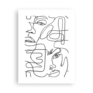 Poster - In verworrenen Gefühlen - 30x40 cm