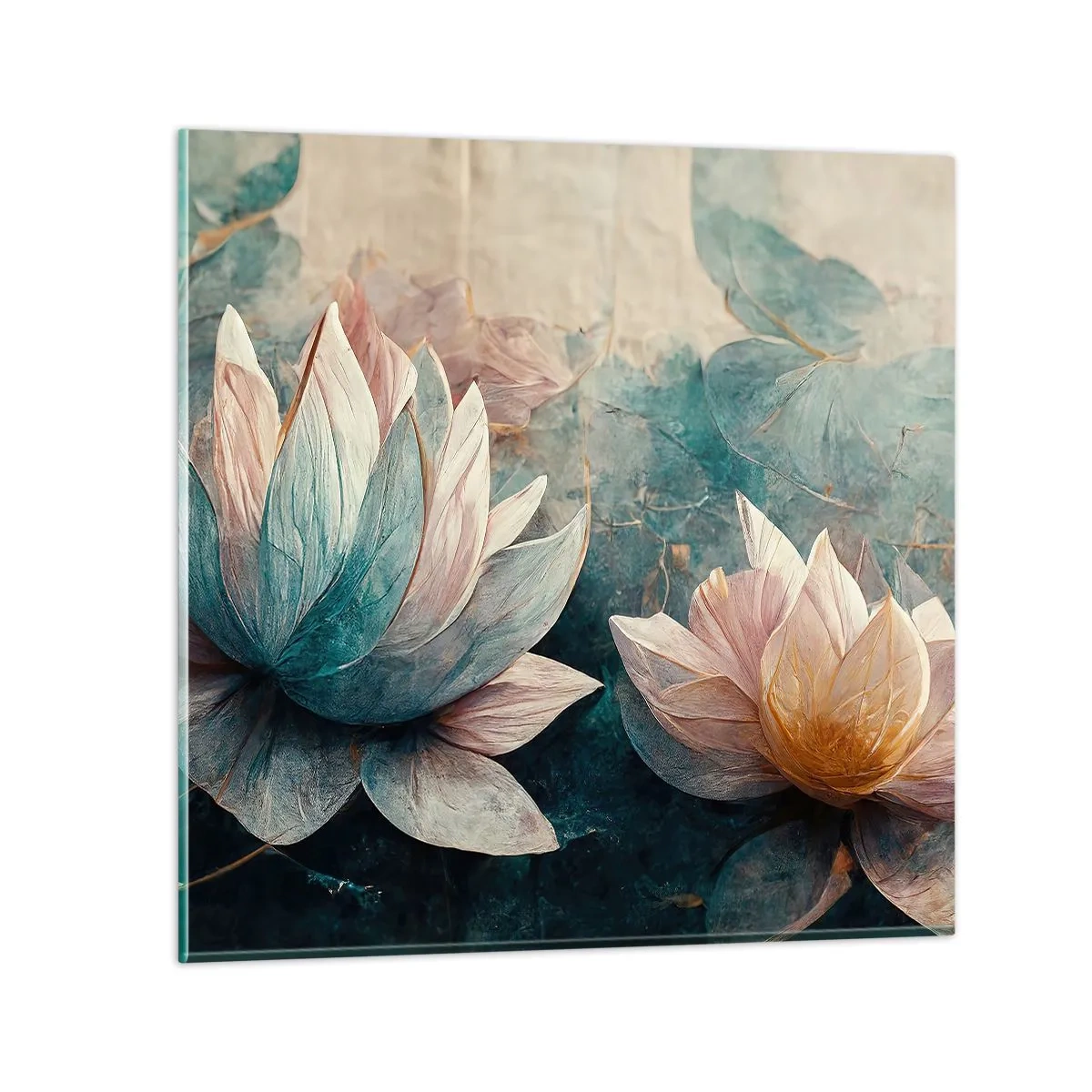 Glasbild - Bild auf glas - Seesterne - 40x40 cm