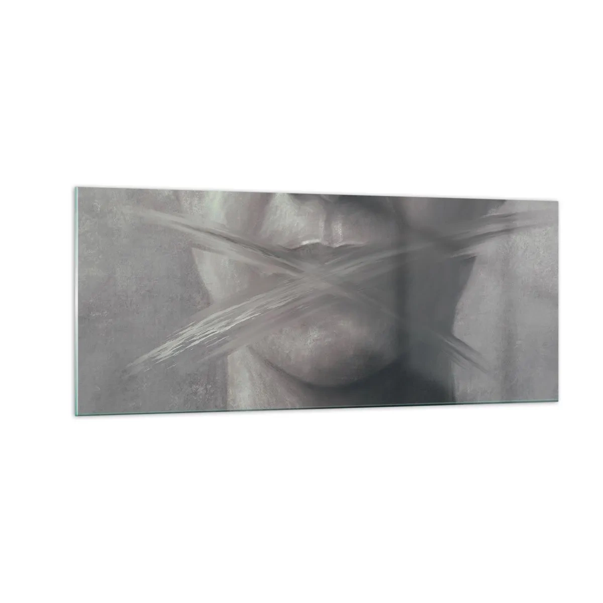 Glasbild - Bild auf glas - Ohne ein Wort - 100x40 cm