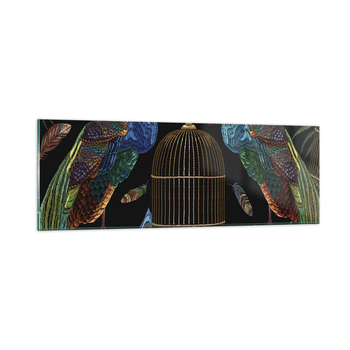 Glasbild - Bild auf glas - In königlichen Gewändern - 90x30 cm