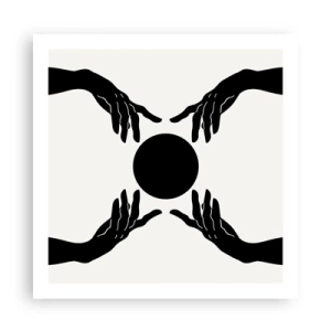 Poster - Geheimes Zeichen - 60x60 cm