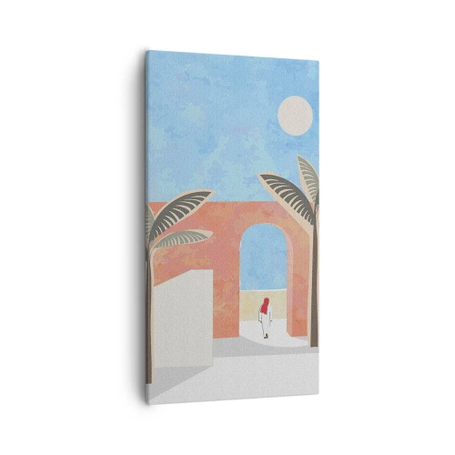 Bild auf Leinwand - Leinwandbild - Arabischer Tag - 55x100 cm