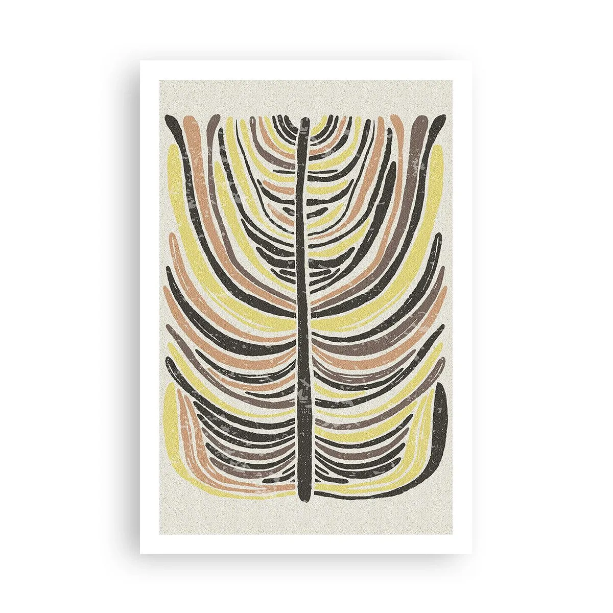 Poster - Abstraktion voller Leben - 61x91 cm