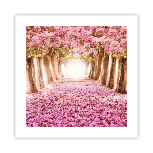 Poster - Der Weg ins Paradies - 40x40 cm