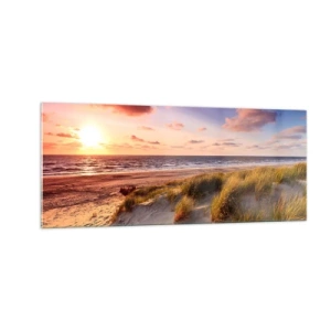 Glasbild - Bild auf glas - Die Luft riecht schon im Sommer - 100x40 cm