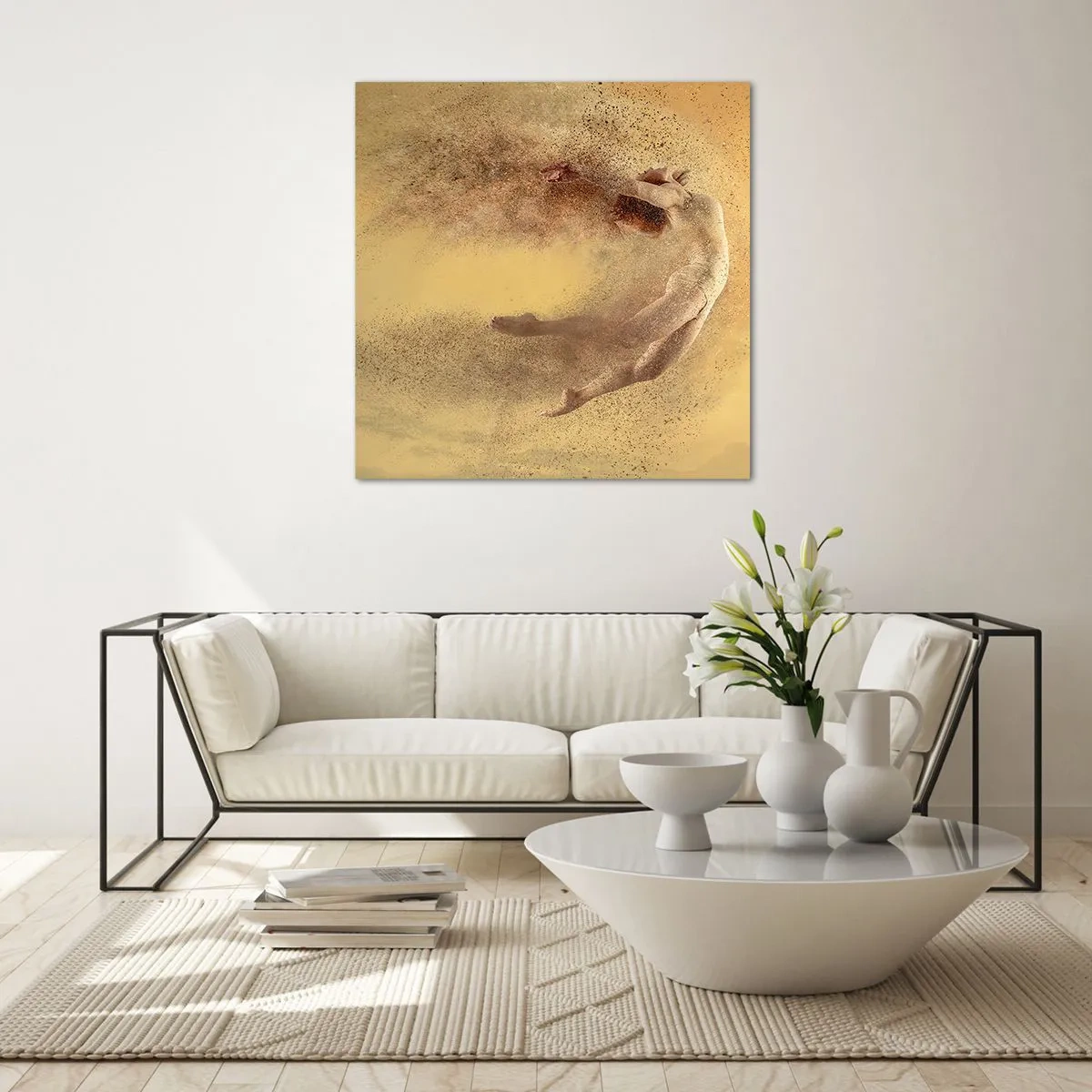 Glasbild - Bild auf glas - In tanzender Ekstase - 40x40 cm