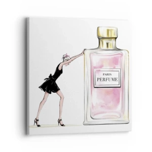 Bild auf Leinwand - Leinwandbild - Essenz der Weiblichkeit - 30x30 cm