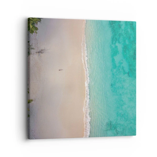 Bild auf Leinwand - Leinwandbild - Paradiesstrand - 30x30 cm