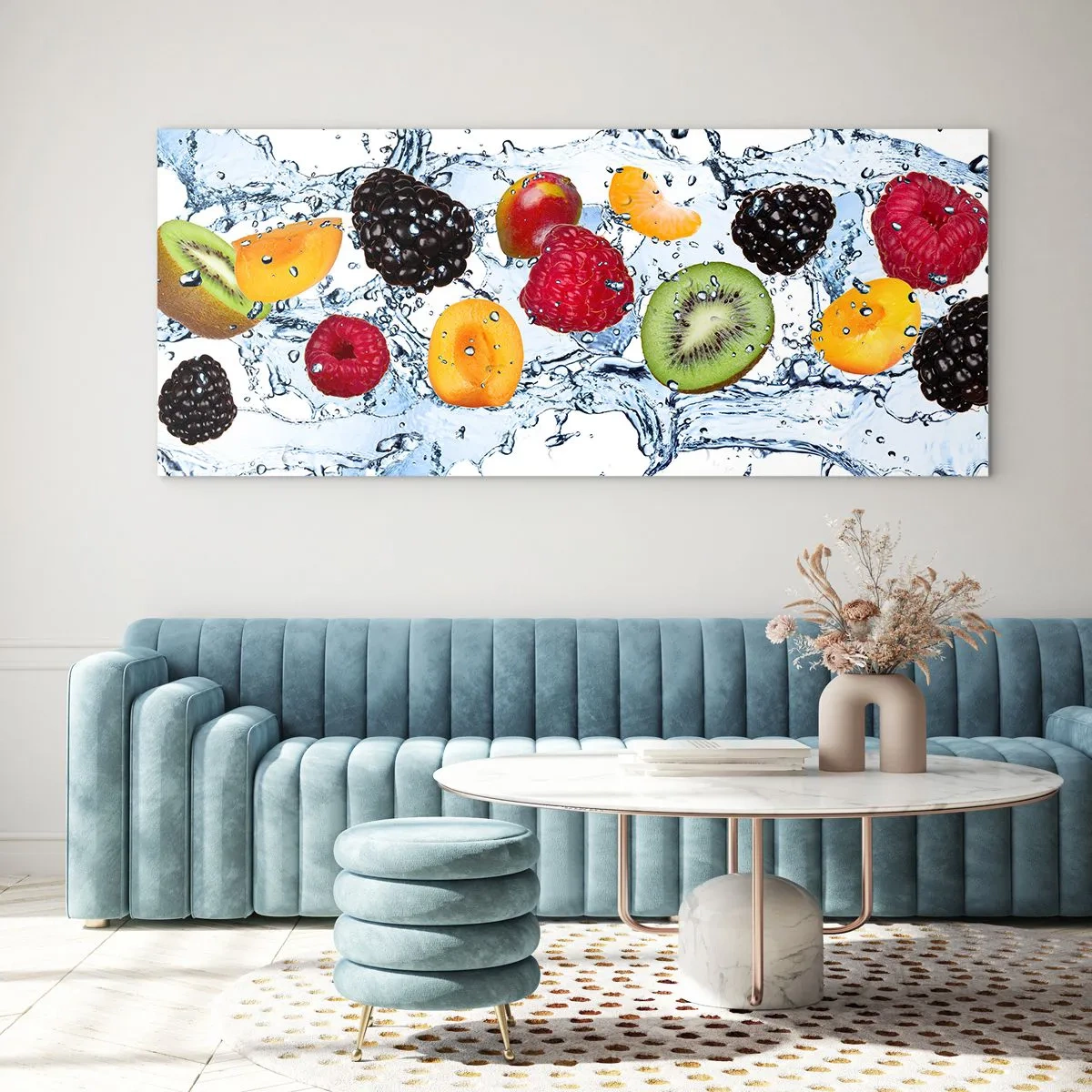 Glasbild - Bild auf glas - Viel Spaß mit uns - 90x30 cm