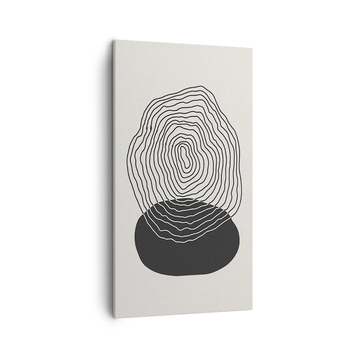 Bild auf Leinwand - Leinwandbild - Dauer und Schwingung - 45x80 cm