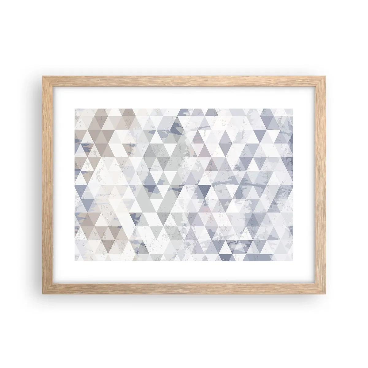 Poster in einem Rahmen aus heller Eiche - Im Rhythmus auf drei - 40x30 cm