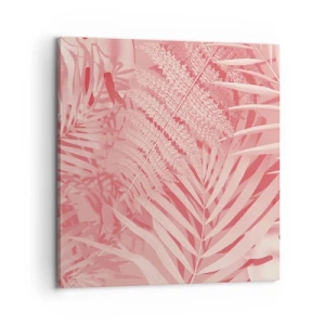 Bild auf Leinwand - Leinwandbild - Rosa Konzept - 60x60 cm