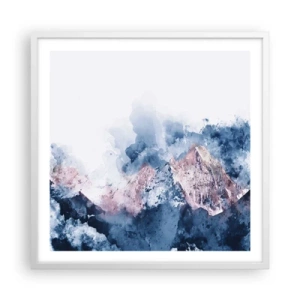 Poster in einem weißen Rahmen - Das sind die Spitzen! - 60x60 cm