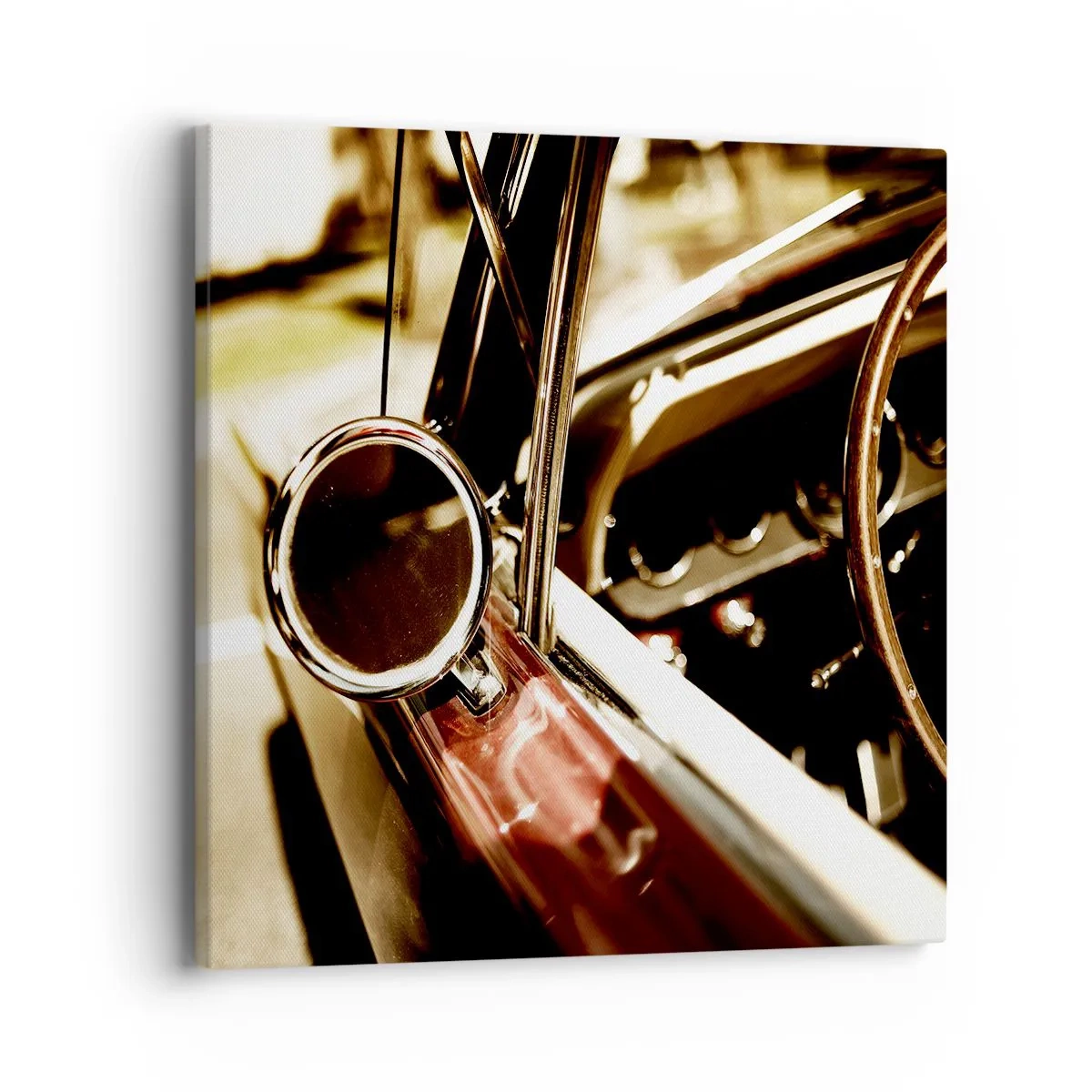 Bild auf Leinwand - Leinwandbild - Ein Auto mit Seele - 40x40 cm