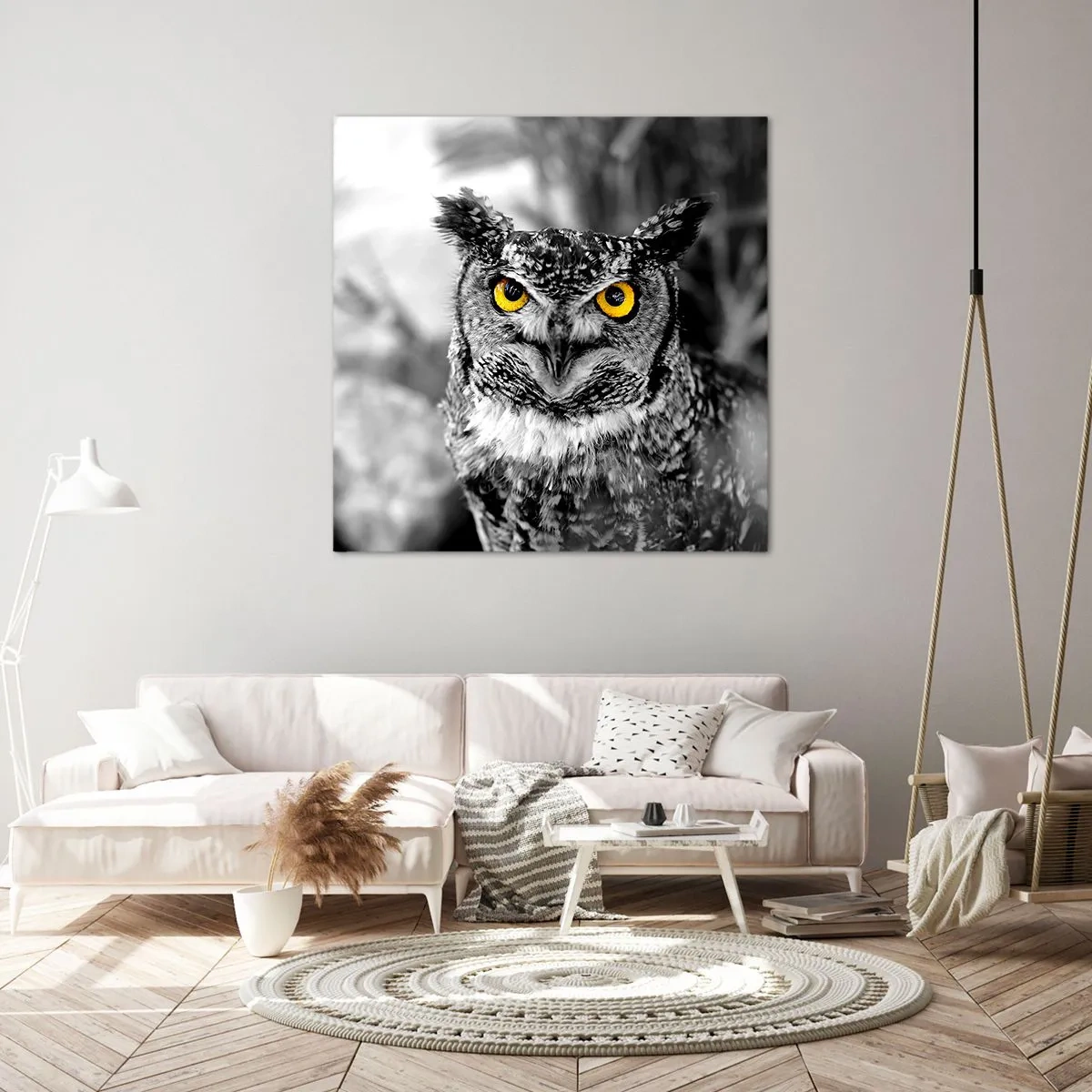 Bild auf Leinwand - Leinwandbild - Nichts wird sich verstecken - 50x50 cm