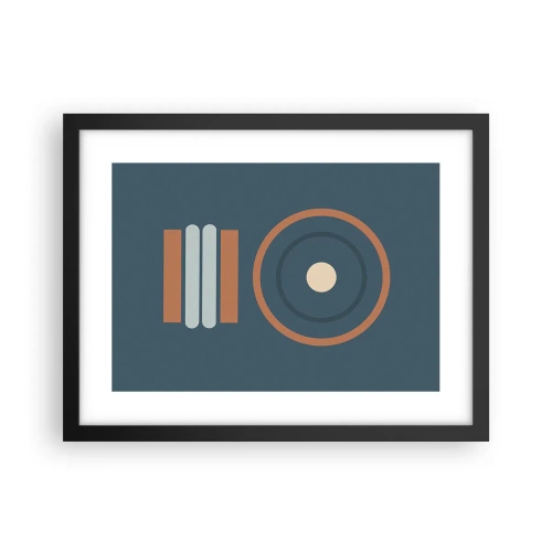 Poster in einem schwarzem Rahmen - Das Wesen der Dinge - 40x30 cm