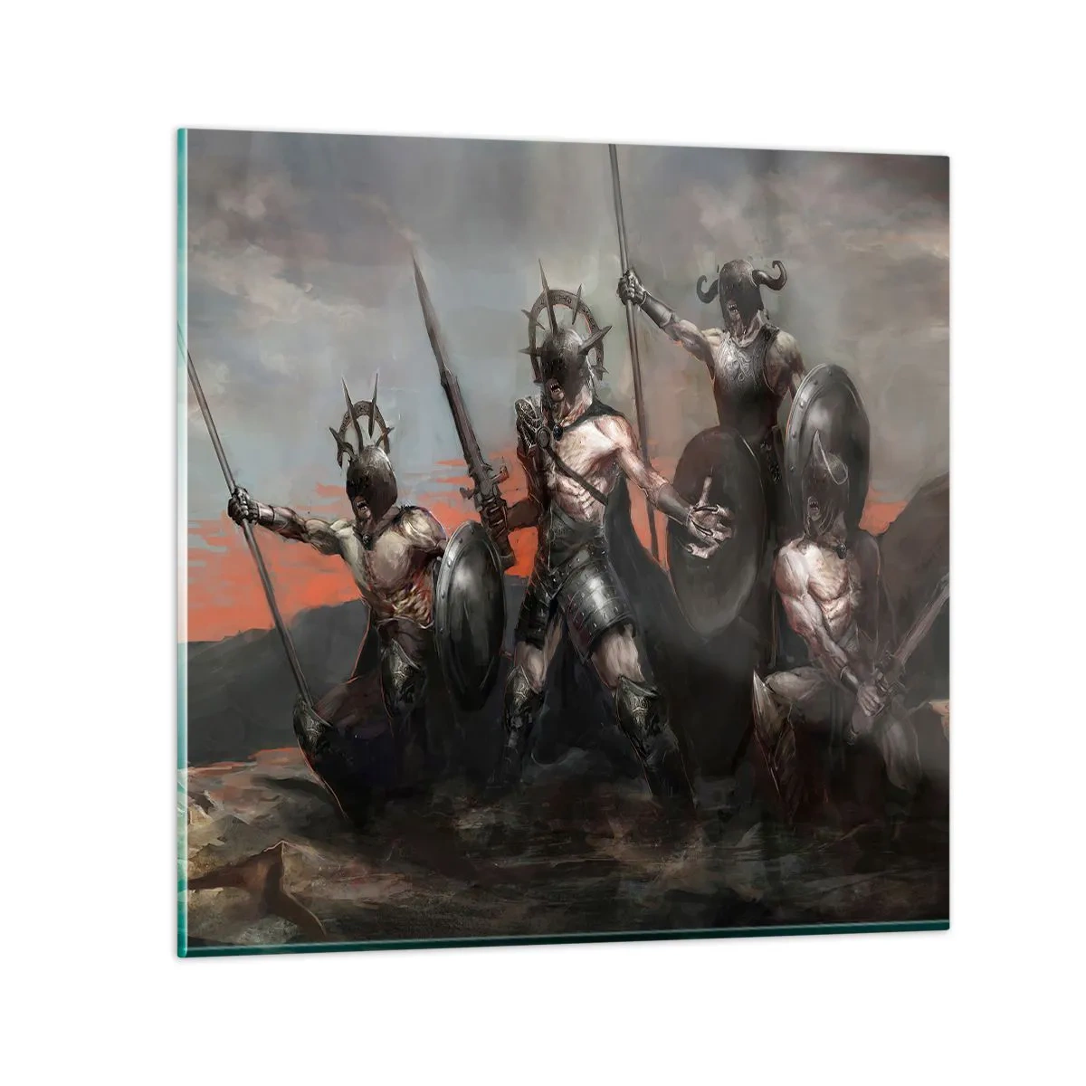 Glasbild - Bild auf glas - Mit oder auf einem Schild - 30x30 cm