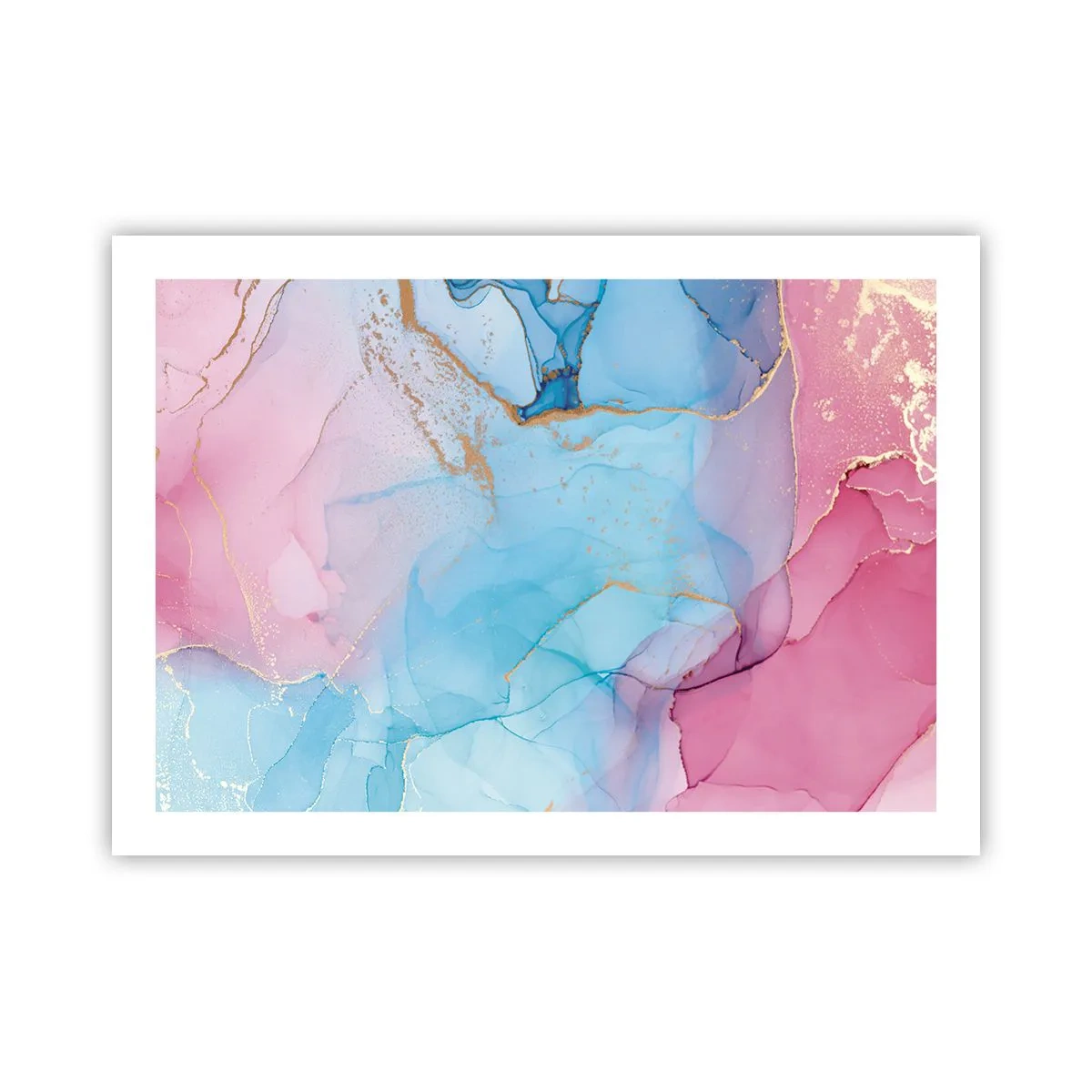 Poster - Begegnung und Durchdringung - 70x50 cm