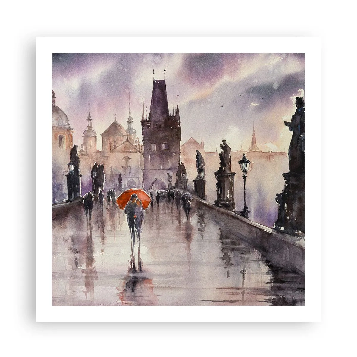 Poster - Leute verändern sich nicht - 60x60 cm