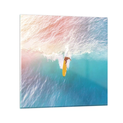 Glasbild - Bild auf glas - Der Ozeanreiter - 70x70 cm