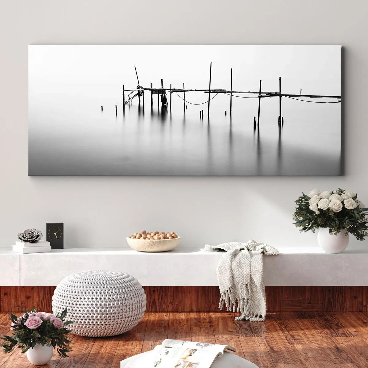 Bild auf Leinwand - Leinwandbild - Was ist, wenn es keine Welt gibt? - 90x30 cm