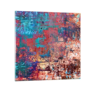 Glasbild - Bild auf glas - Erinnerung und Vergessen - 40x40 cm