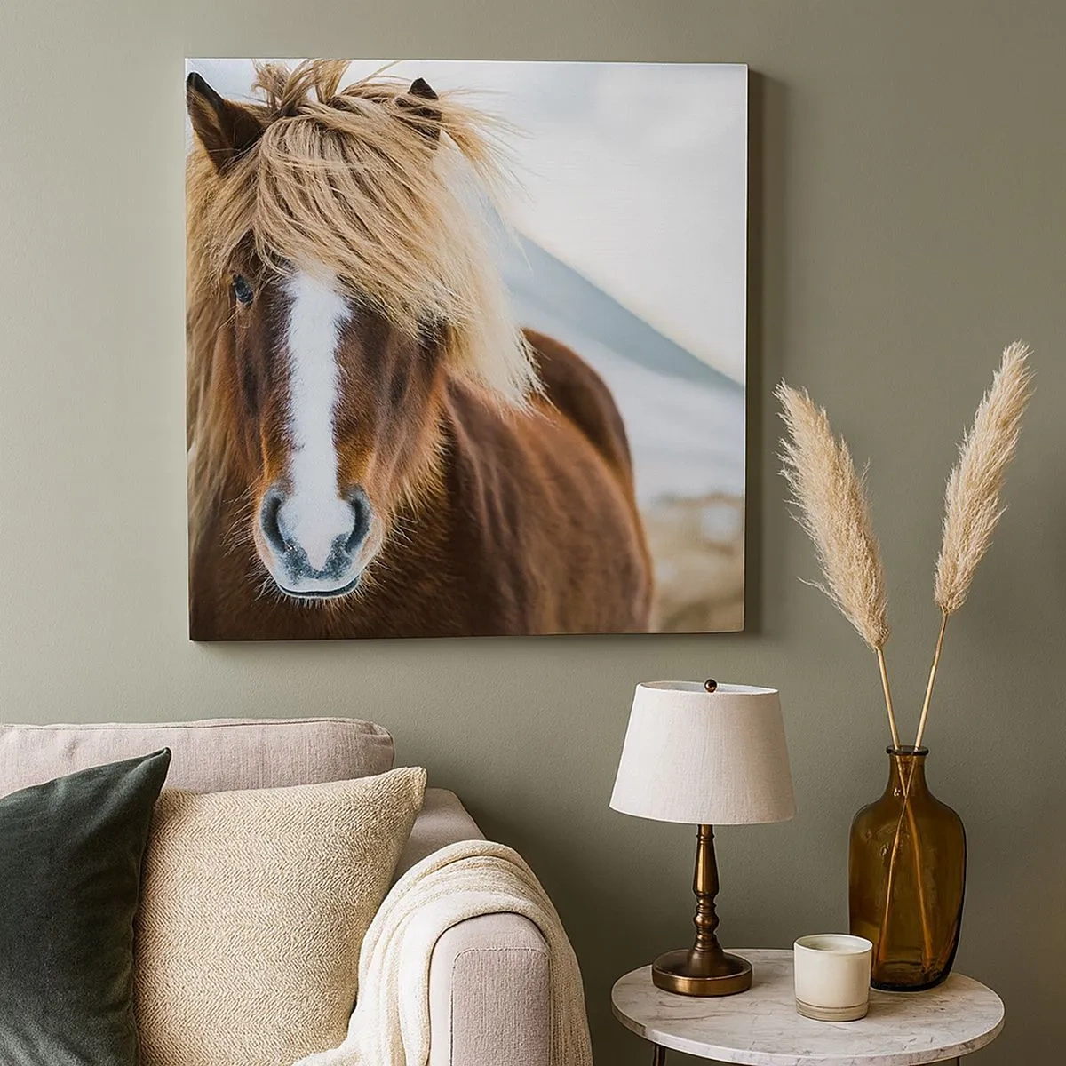 Bild auf Leinwand - Leinwandbild - Spürst du die Freiheit? - 30x30 cm