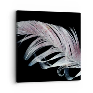 Bild auf Leinwand - Leinwandbild - Denke an Berührung - 30x30 cm