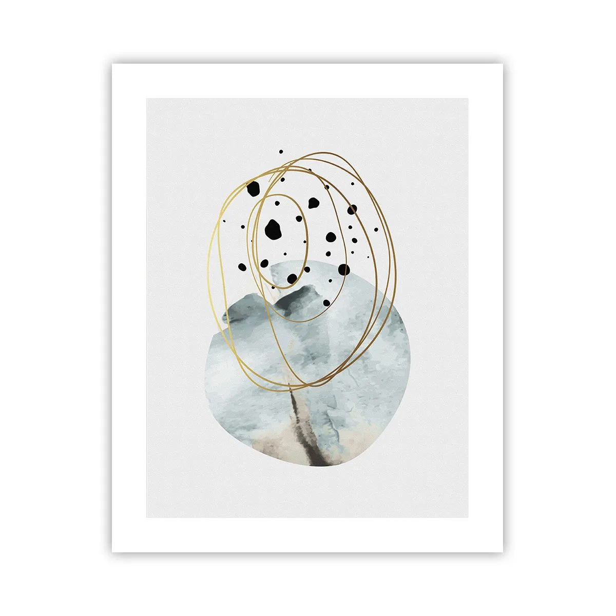 Poster - Vom Weltraum umarmt - 40x50 cm