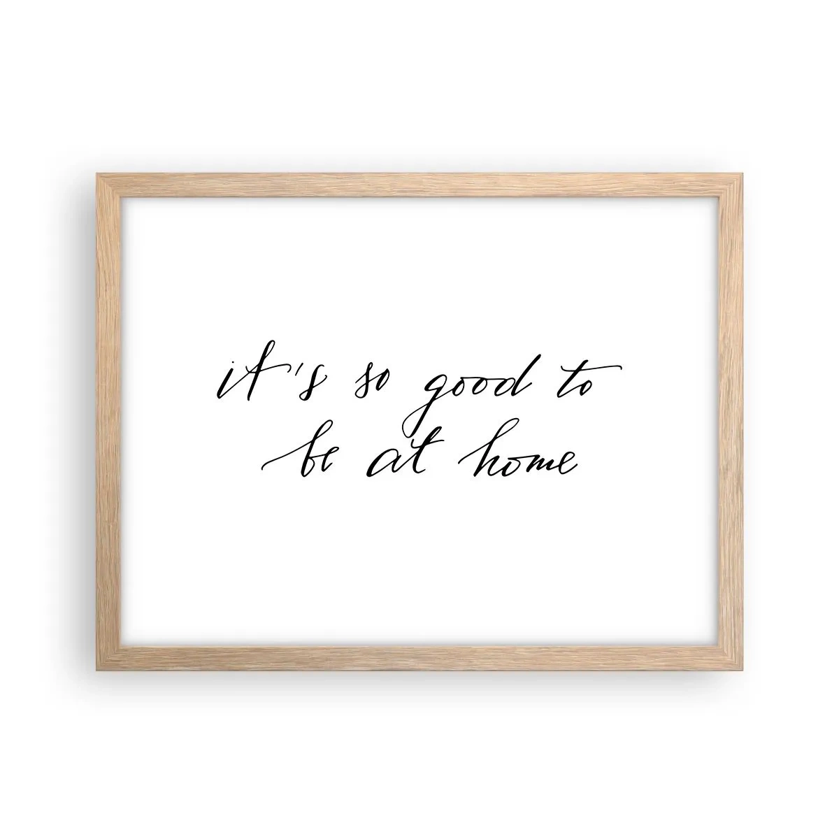 Poster in einem Rahmen aus heller Eiche - Die ganze Wahrheit - 40x30 cm