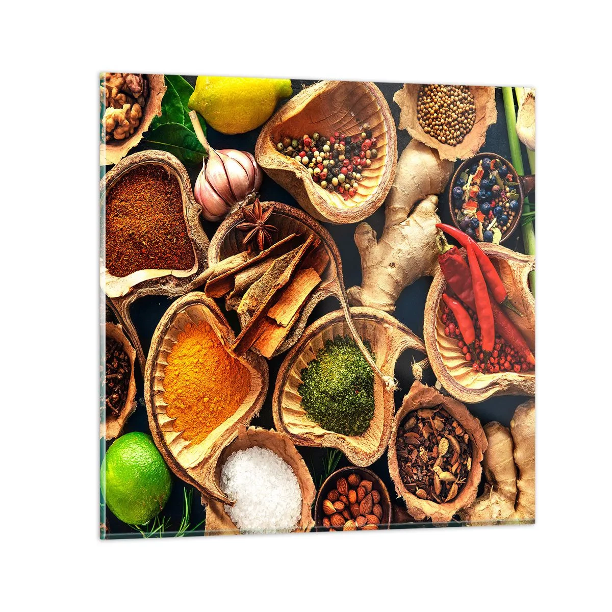 Glasbild - Bild auf glas - Nimm was du willst - 40x40 cm