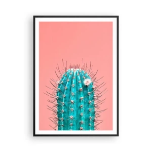 Poster in einem schwarzem Rahmen - Schau einfach hin - 70x100 cm