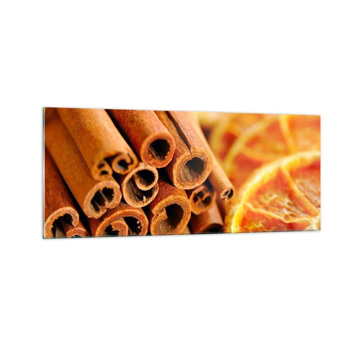 Glasbild - Bild auf glas - Kannst du ihr Aroma riechen? - 100x40 cm