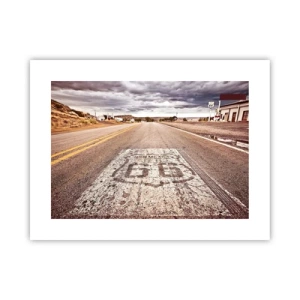 Poster - Mother Road - eine amerikanische Legende - 40x30 cm