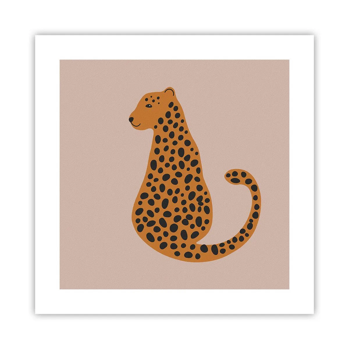 Poster - Leopardenmuster ist ein modisches Muster - 40x40 cm