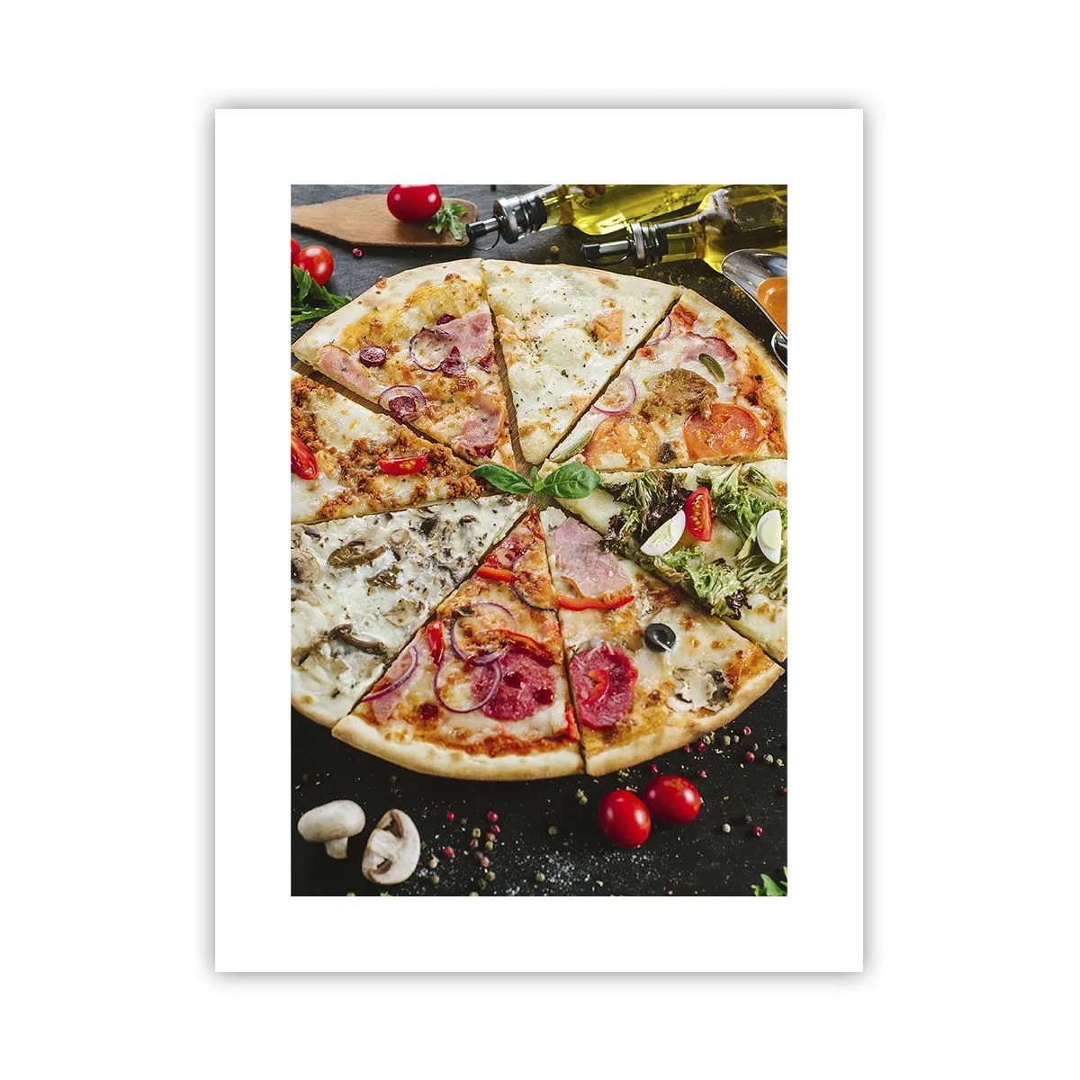 Poster - Eine Reihe von Geschmacksrichtungen - 30x40 cm